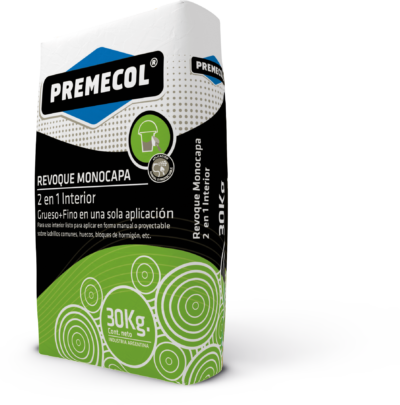 Premecol Revoque Monocapa  2 en 1 x 25 kg.