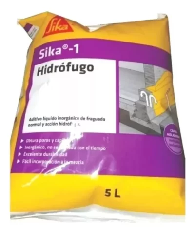 Hidrofugo Sika x 5 Lts (sachets)