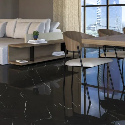 Cer. Angel Gres 72 x 72 Nero Bianco Pulido x 2.07 m2.